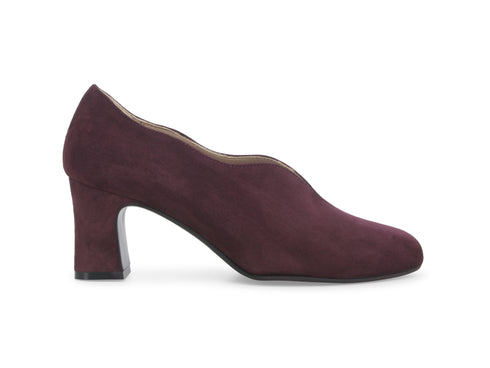 Melluso Scarpe Comfort Eleganti Invernali Accollate Camoscio Bordeaux X5222-240965